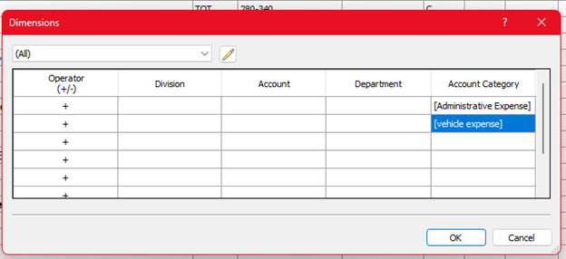 Account Categories in Dynamics GP New Category