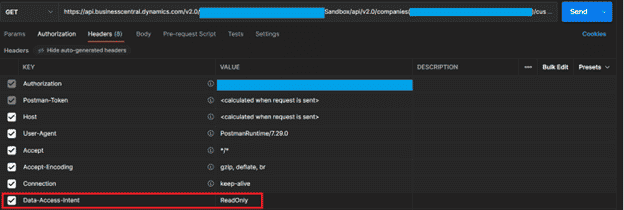 Read-Scale Out in Dynamics 365 Business Central HTTP Request Header