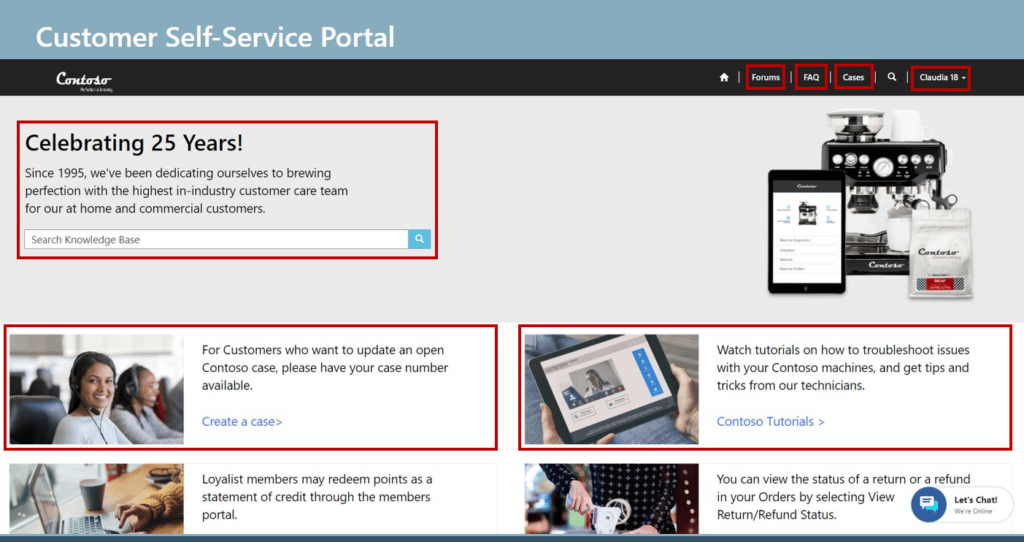 Customer Experience with Dynamics 365 Customer Engagement Self-Service Portal