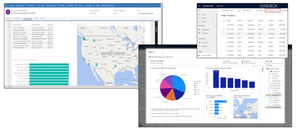 Dynamics 365 Customer Insights and Power BI Forms and Views
