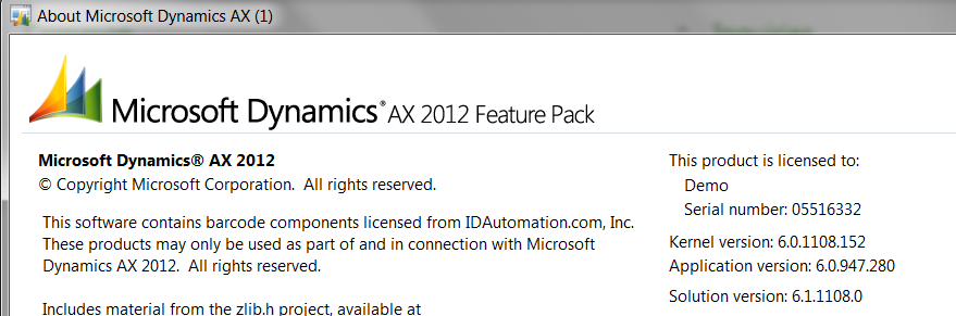 AX 2012 Feature Pack