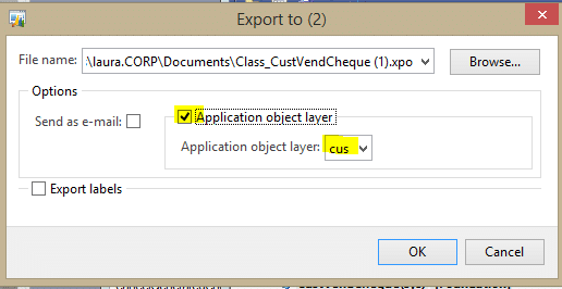 Application Object Layer