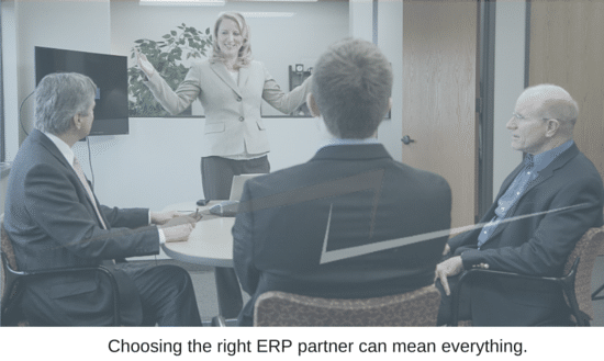 Selecting the right partner to lead your erp system implementation
