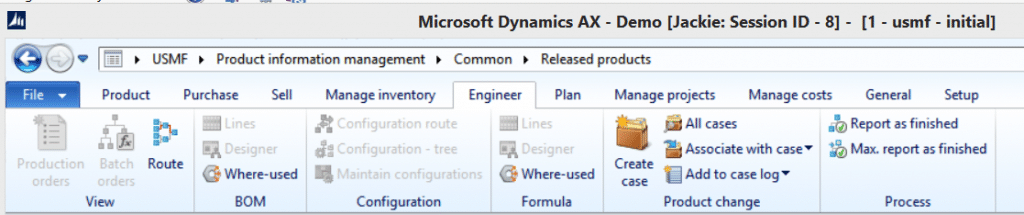 Microsoft Dynamics AX Demo