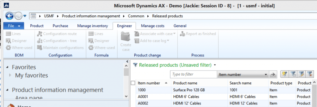 Release Products in AX 2012