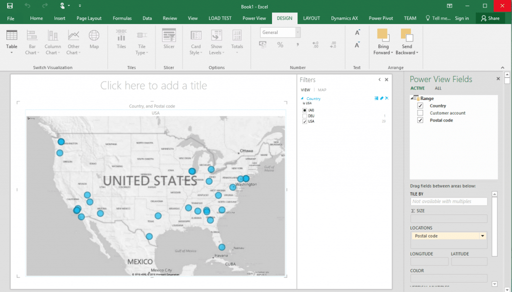 Map in Excel