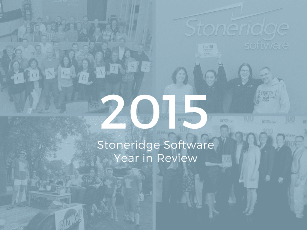 Stoneridge software year in review: 2015