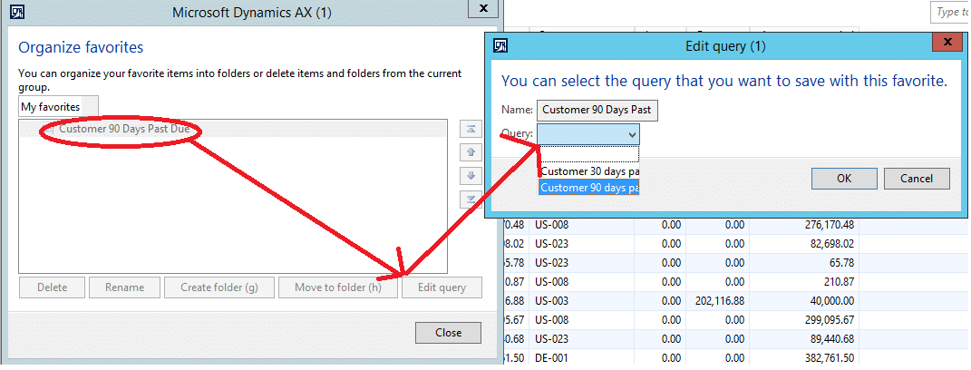Setting up advanced filters in dynamics ax 2012 to save as favorites