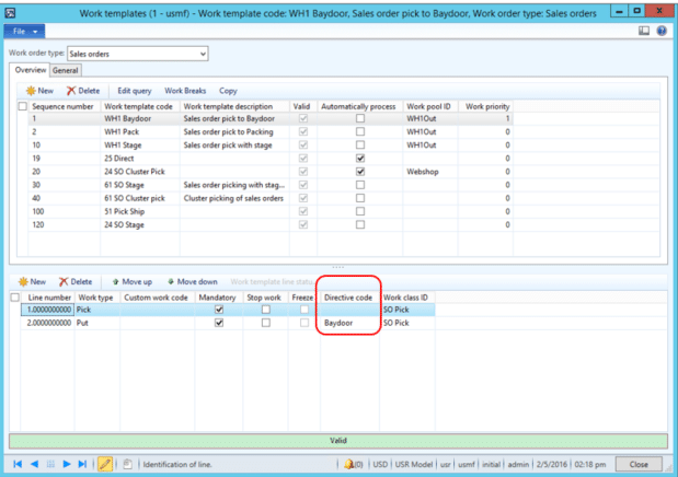 Directive code in Dynamics AX