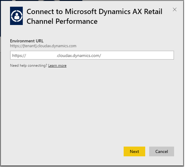 Connect to Microsoft Dynamics AX Retail channel performance