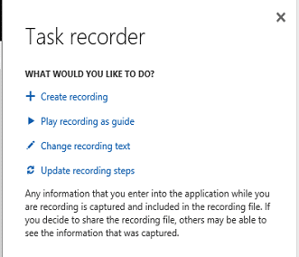 Task Recorder