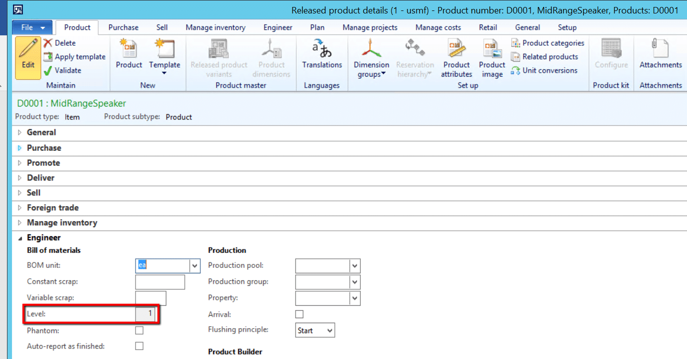 Ascending item level and Descending item level use the BOM level to determine the scheduling order