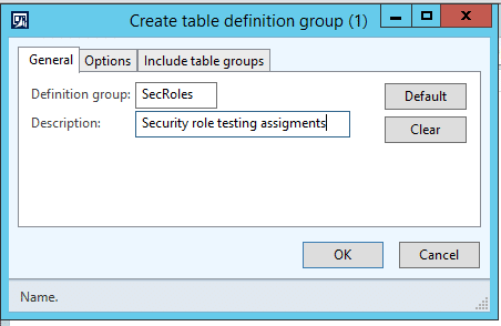 Expedite security role testing assignments after a code move in dynamics ax