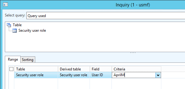 Create a query to select which users to import
