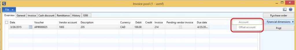 financial-dimensions-invoice-pools