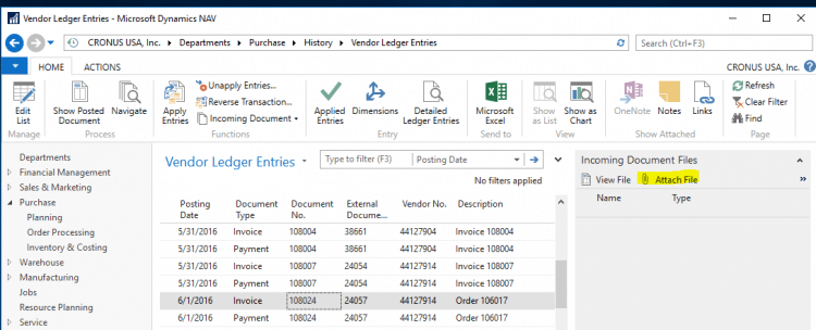 Microsoft dynamics nav incoming documents feature beneficial for many