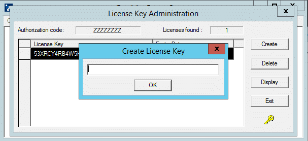 Create license key in PrecisionForms Server.