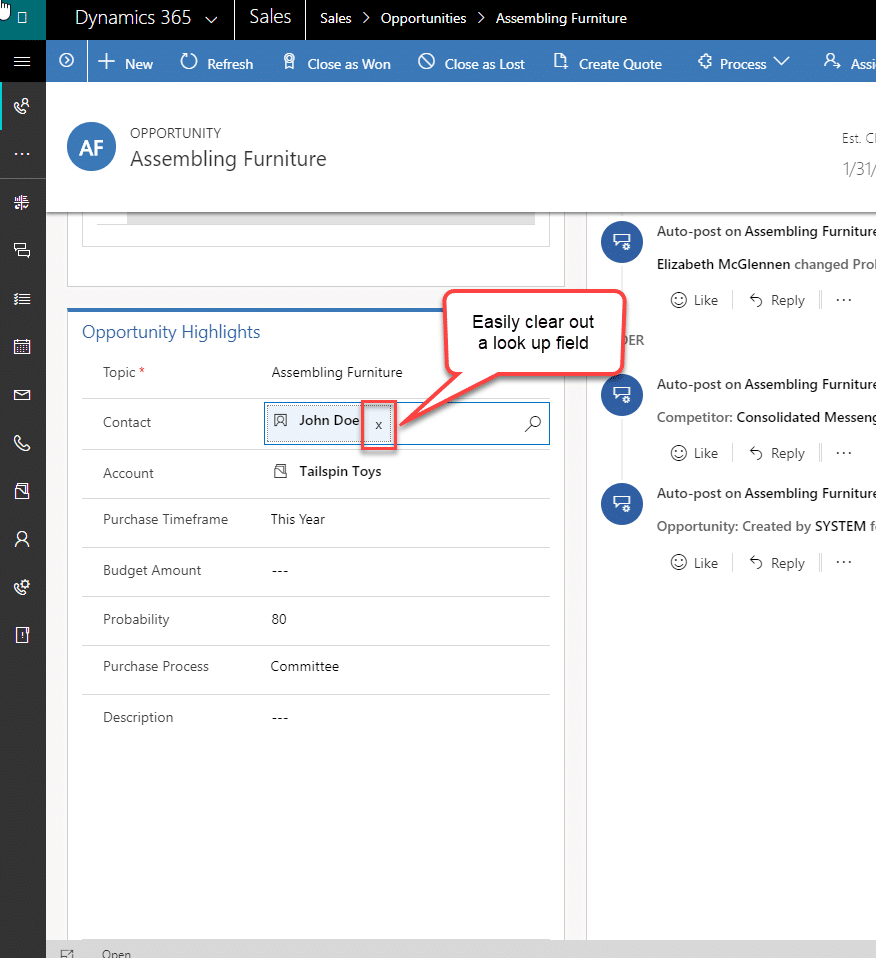 New features in dynamics 365 (crm) business central – ui improvements: date fields & look up fields