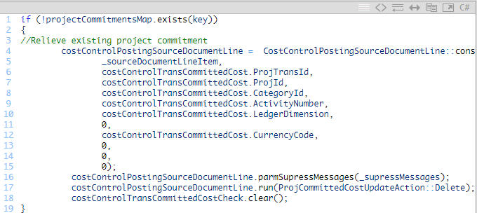 Project committed cost not updating after changes to po in dynamics ax