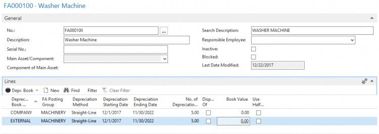 Save time on fixed asset transactions with duplication list in dynamics nav