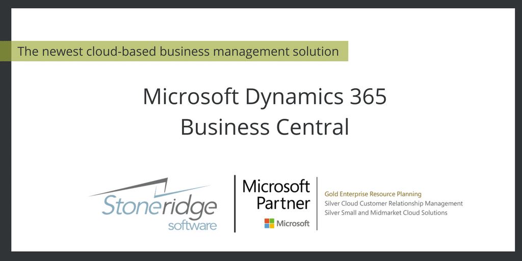 Microsoft Dynamics Business Central and Stoneridge Software
