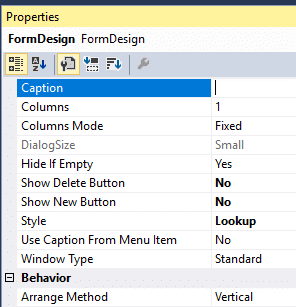 Creating a list panel for a field lookup