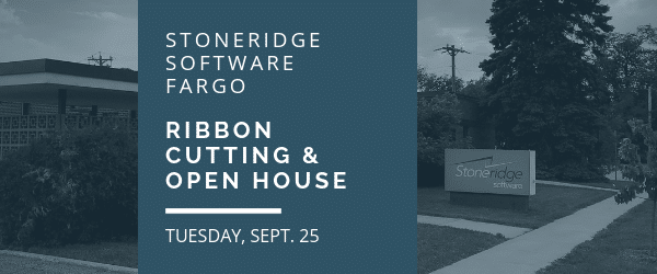 Stoneridge software fargo office hosts ribbon cutting and open house