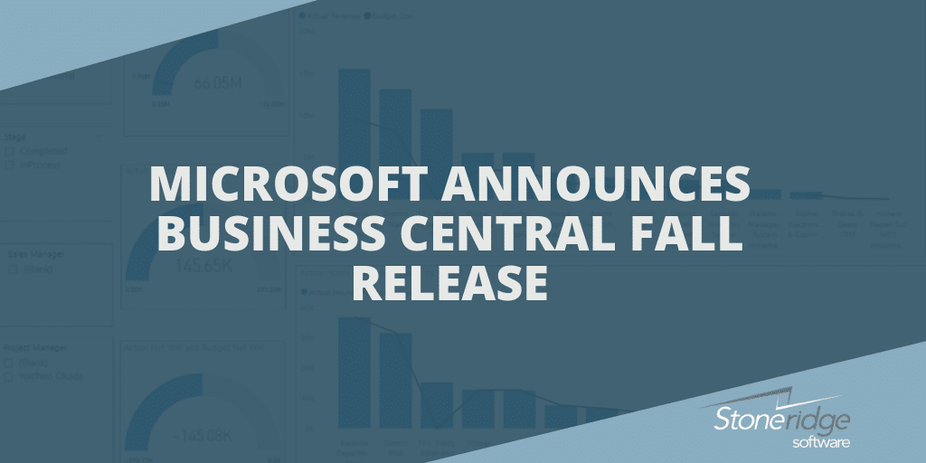 Microsoft announces business central fall release
