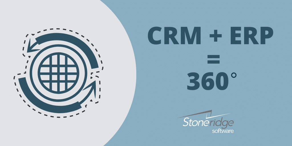 CRM and ERP = 360 degree view