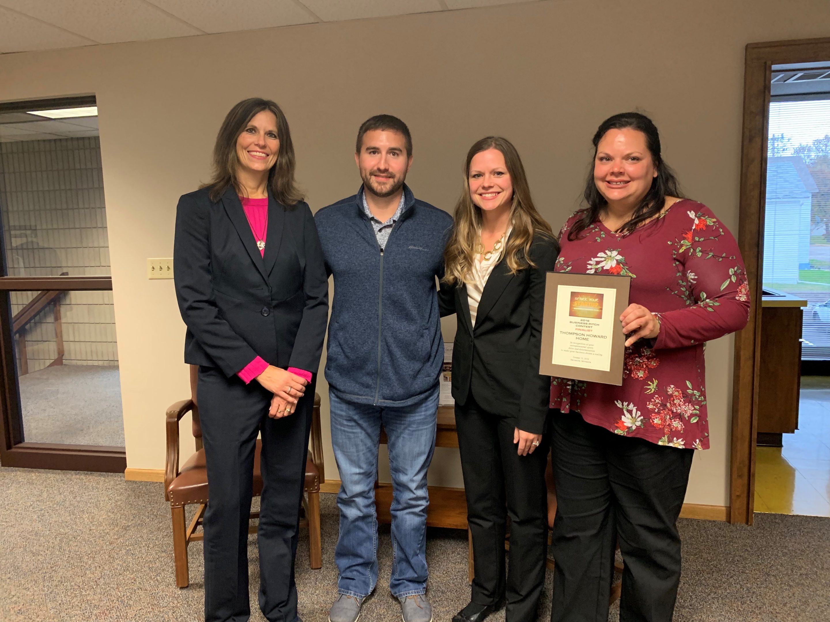 Thompson howard home wins 2019 spark your startup barnesville business pitch