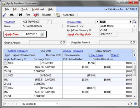 GP Dynamics Payables Module: Importance of Dates | Stoneridge Software