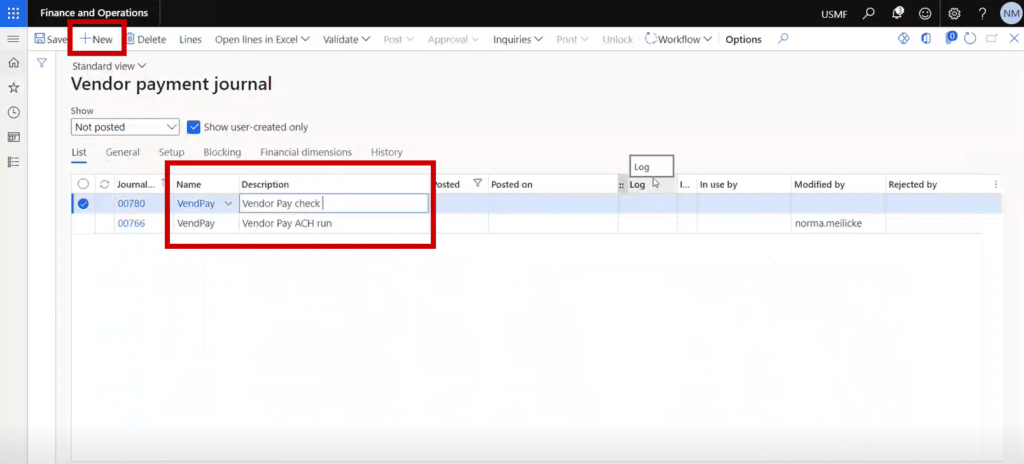 Vendor Payment Proposal in Dynamics 365 Finance and Operations - Information