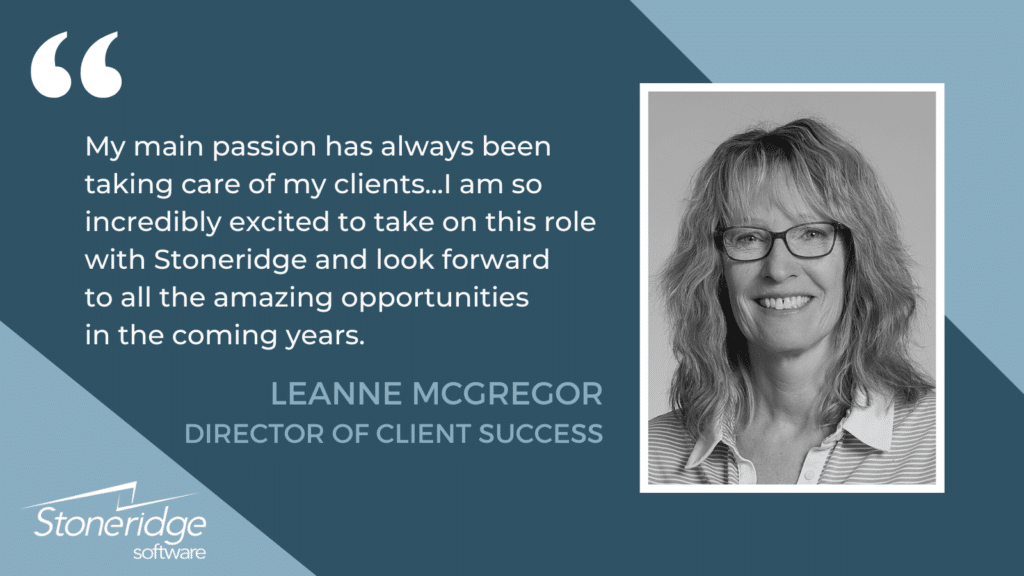 Director of Client Success Leanne McGregor
