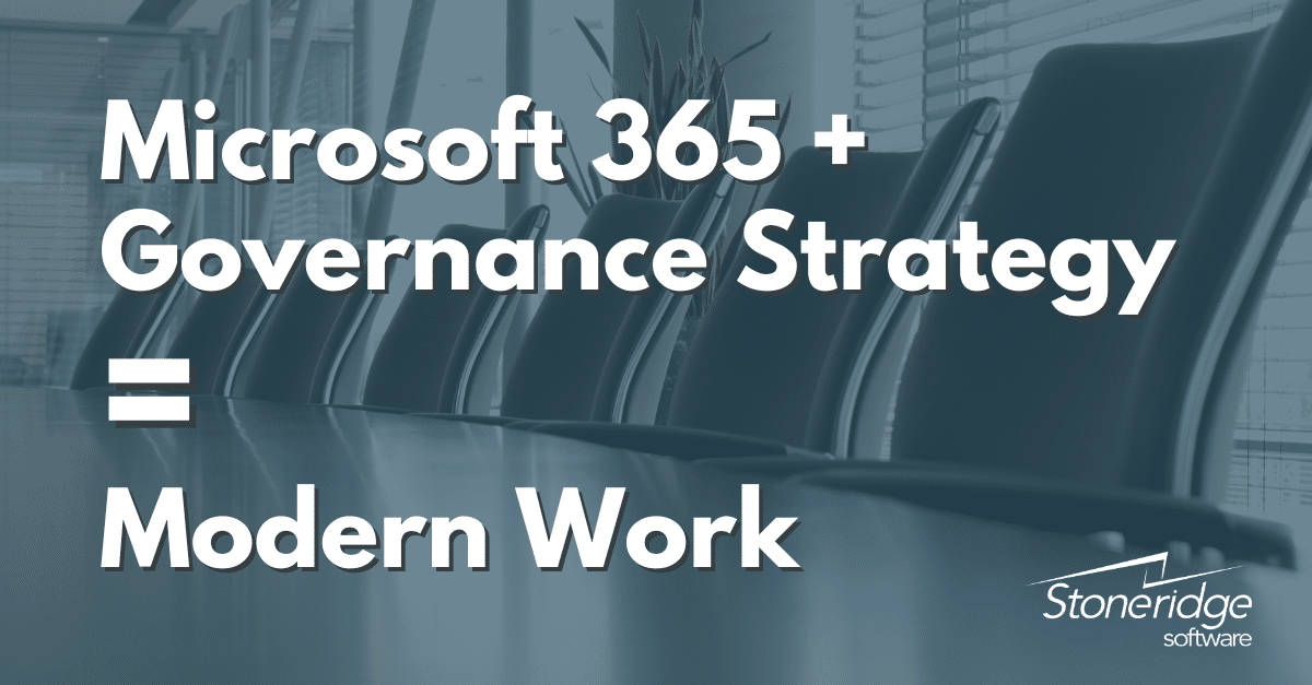 Microsoft 365 Governance Strategy