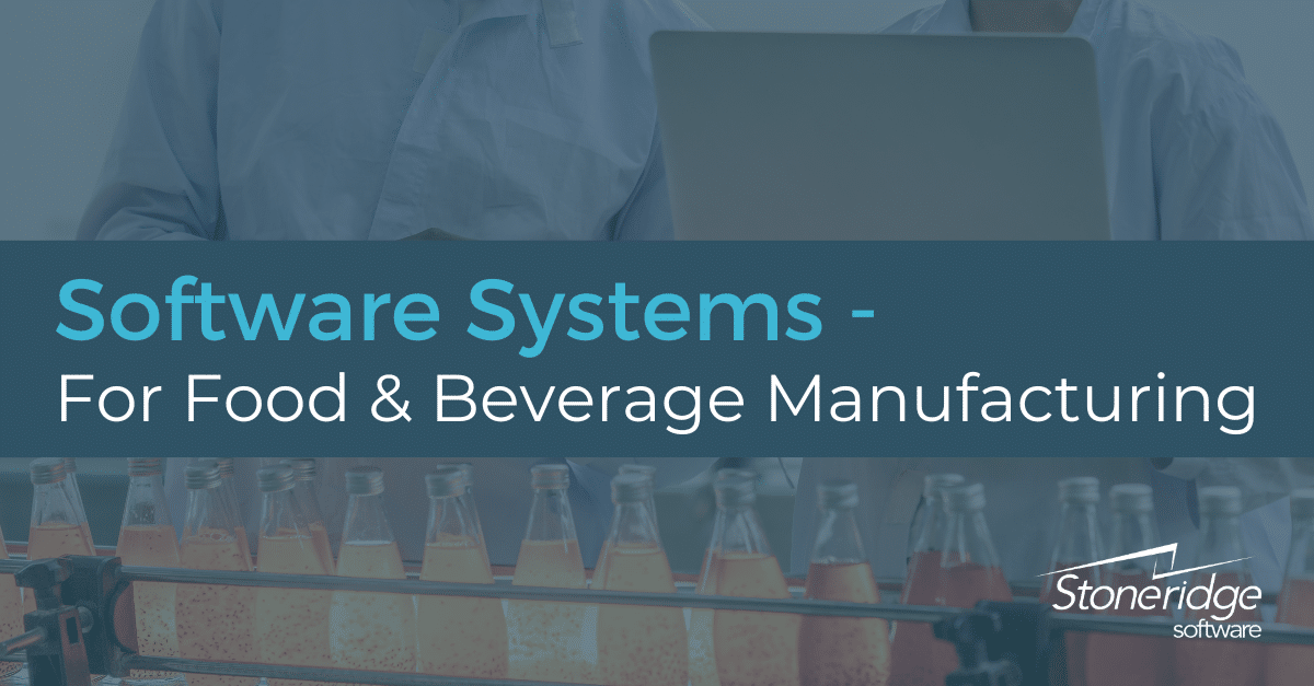 Food Beverage Software Manufacturing
