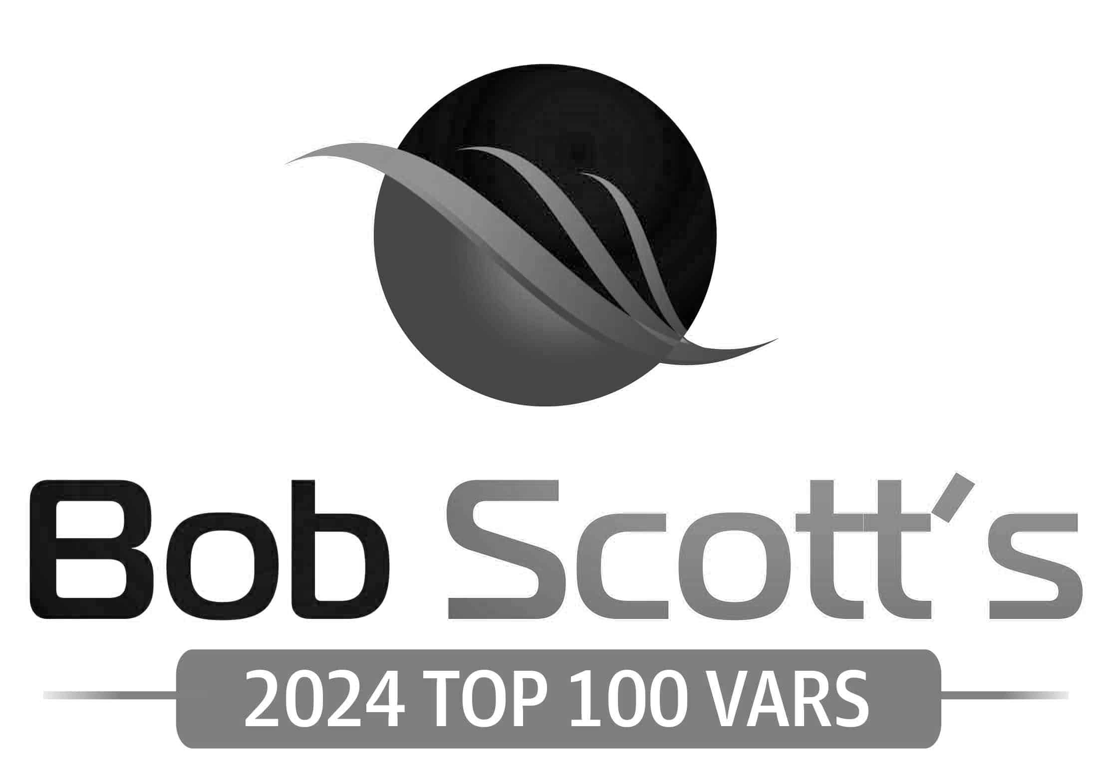 2024 Bob Scott's Top 100 logo grayscale