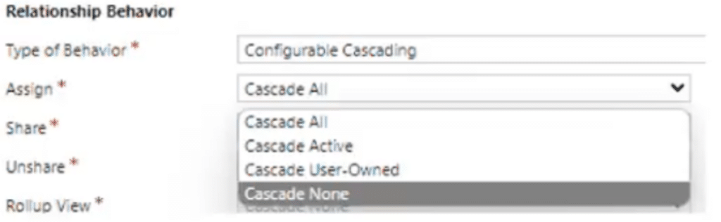 Dynamics 365 implementation switch to configurable cascading