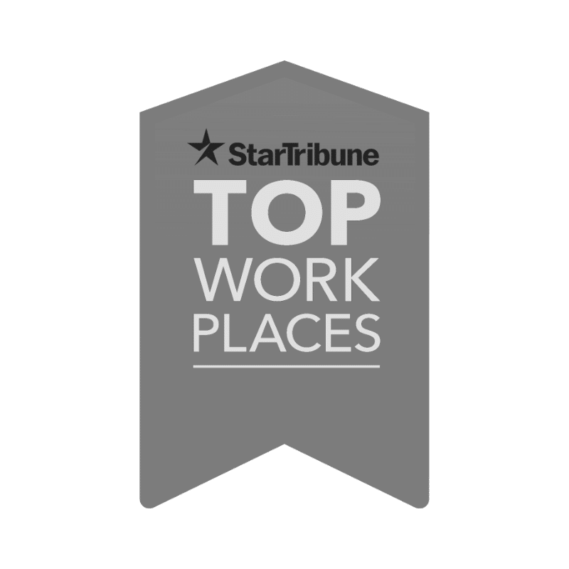 Star Tribune top work places badge