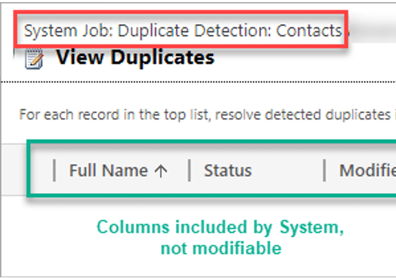 Duplicate Detection Power Platform Admin Center