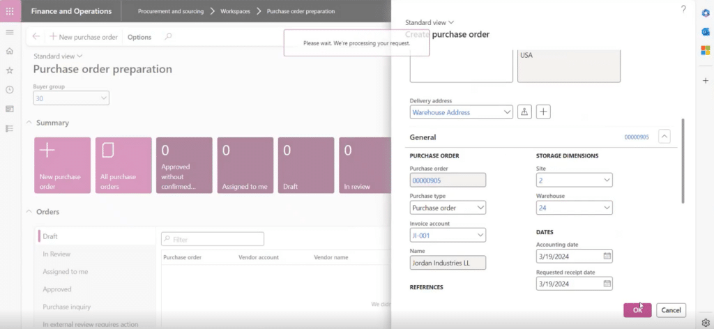 Purchase order