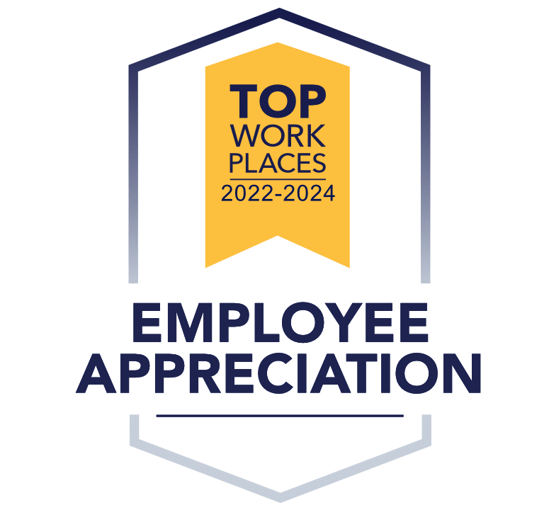 Employee Appreciation badge top work 2022 2024