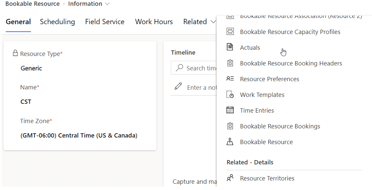 Quick Scheduling in Dynamics 365 Field Service Screenshot