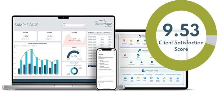 Stoneridge Software Microsoft365 Device Mockups Score