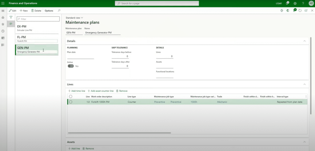 Business Central vs Finance and Operations - F&O Home screen
