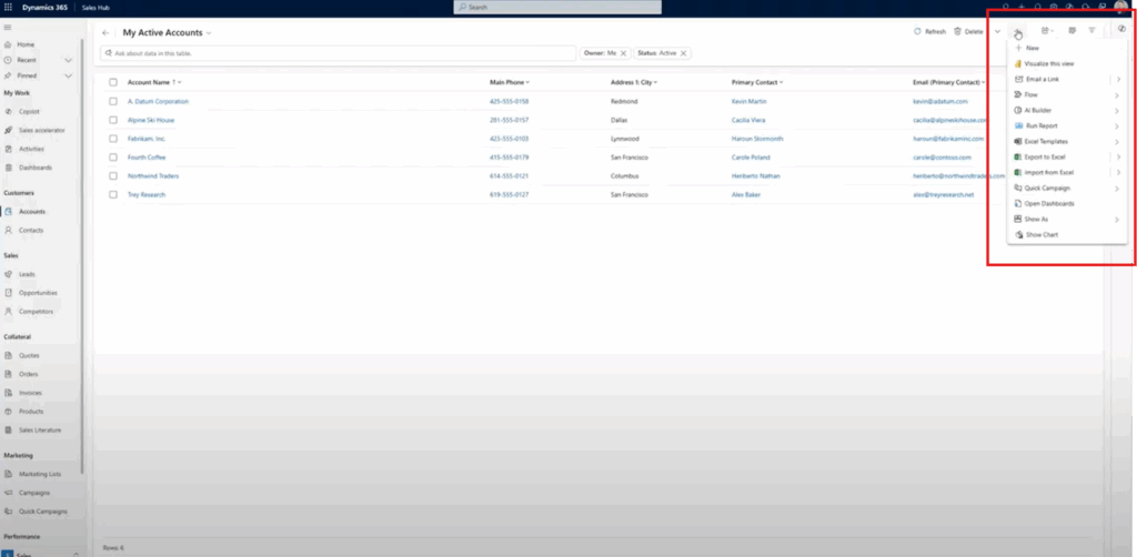 D365 Sales Command Bar New