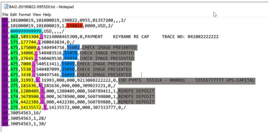 Advanced Reconciliation D365 Finance BAIBankStatement