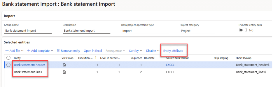 Advanced Reconciliation D365 Finance BankStatementImport