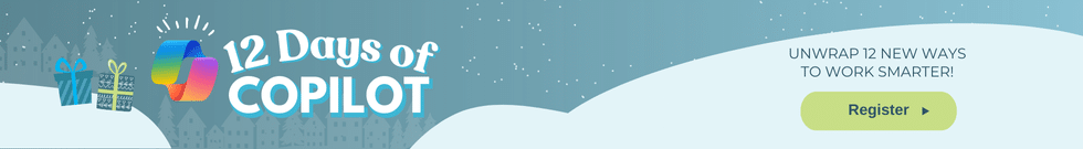 12 Days Copilot Tablet banner