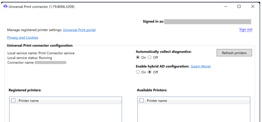 Universal Print Connector