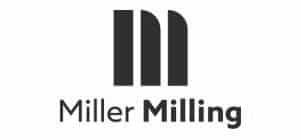 miller milling company logo bw